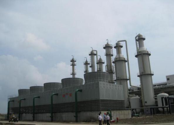 郑州市逆流式工业型钢结构冷却塔